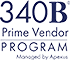 340B Prime Vendor Program Logo | Managed By Apexus